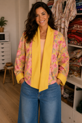 GWENDOLINE Kimono court sous le soleil du printemps